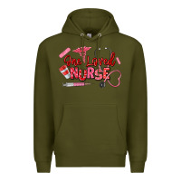 Army Green one loved nurse Premium Hoodie - texasbilliewilder
