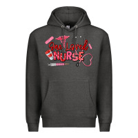 Charcoal Heather one loved nurse Premium Hoodie - texasbilliewilder