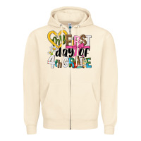 Sandshell my first day of 4th grade Zipper Hoodie - NancyCooperArtShop