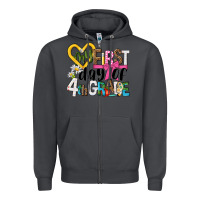 Smoke my first day of 4th grade Zipper Hoodie - NancyCooperArtShop