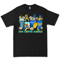 Black down syndrome coffee cups Premium Tee - Zillion Design Studio