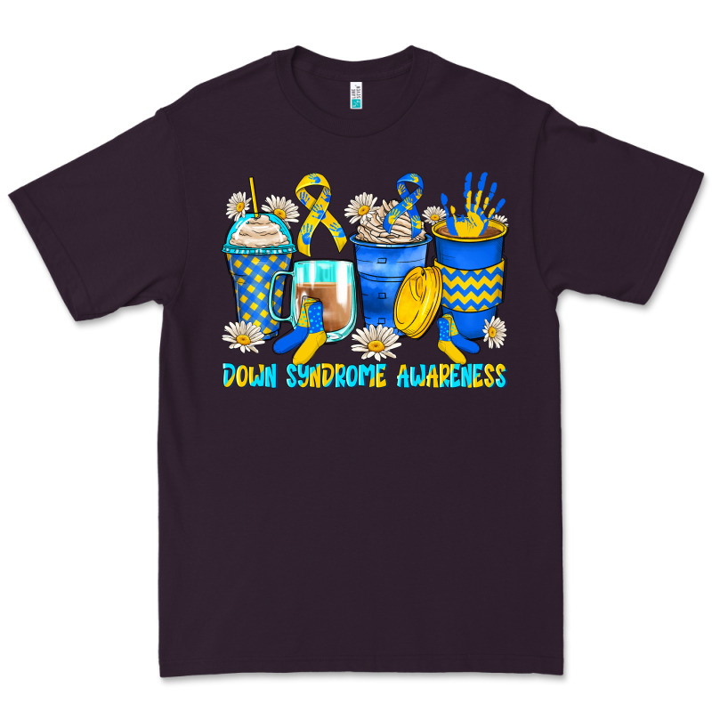Down Syndrome Coffee Cups Premium Tee by Zillion Design Studio | Teevron