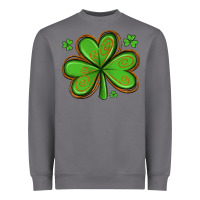 Storm st patricks day shamrock with glitter Heavyweight Sweatshirt - Artiststas