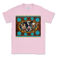 Bubblegum Pink western baby cow turquoise gemstones  leopards Classic Tee - BarkalooDesign