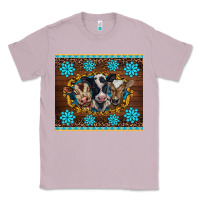 Lilac western baby cow turquoise gemstones  leopards Classic Tee - BarkalooDesign