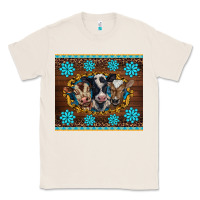 Natural western baby cow turquoise gemstones  leopards Classic Tee - BarkalooDesign