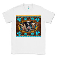 White western baby cow turquoise gemstones  leopards Classic Tee - BarkalooDesign