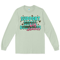 Matcha support small businesses big dreams Long Sleeve Tee - MaliasSmallBusiness