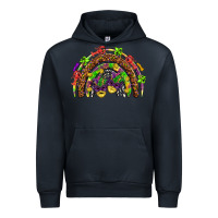 Navy Mardi Gras rainbow Urban Hoodie - HowdyJamesFarm