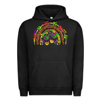 Pigment Black Mardi Gras rainbow Urban Hoodie - HowdyJamesFarm