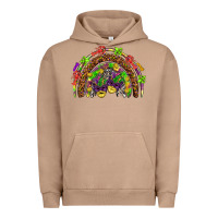 Pigment Burro Mardi Gras rainbow Urban Hoodie - HowdyJamesFarm