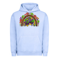 Pigment Grape Ice Mardi Gras rainbow Urban Hoodie - HowdyJamesFarm