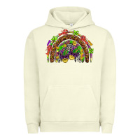 Pigment Pistachio Mardi Gras rainbow Urban Hoodie - HowdyJamesFarm