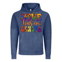 Vintage Denim love has no gender Vintage Hoodie - JahusDesignShop