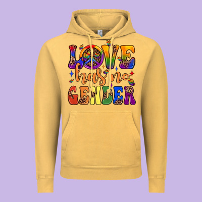 Love Has No Gender Vintage Hoodie Designed By Jahusdesignshop