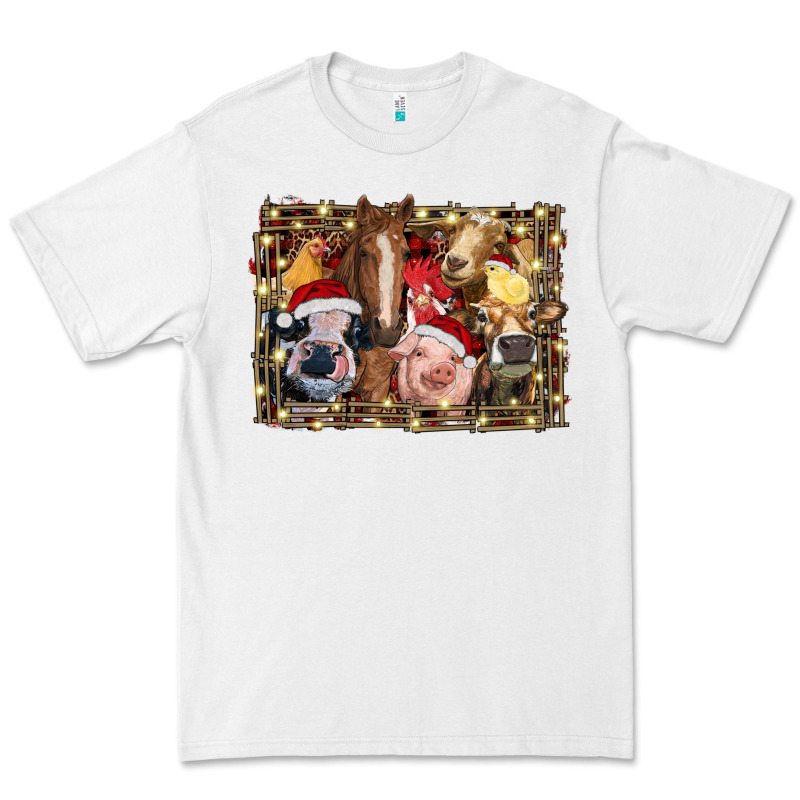 Christmas Farm Animals Premium Tee by RanaPortraitStore | Teevron