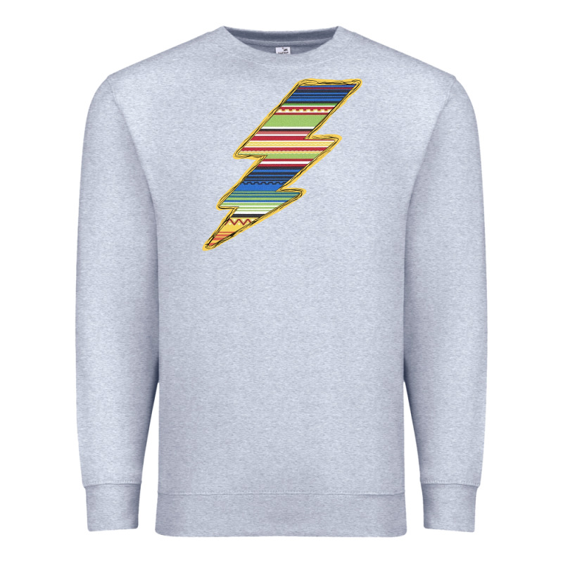 Yellow Aztec Patterned Lightning Premium Sweatshirt by Bettercallsaul | Teevron