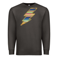 Smoke Yellow Aztec Patterned Lightning Premium Sweatshirt - Bettercallsaul
