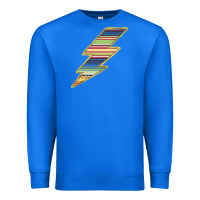 True Royal Yellow Aztec Patterned Lightning Premium Sweatshirt - Bettercallsaul