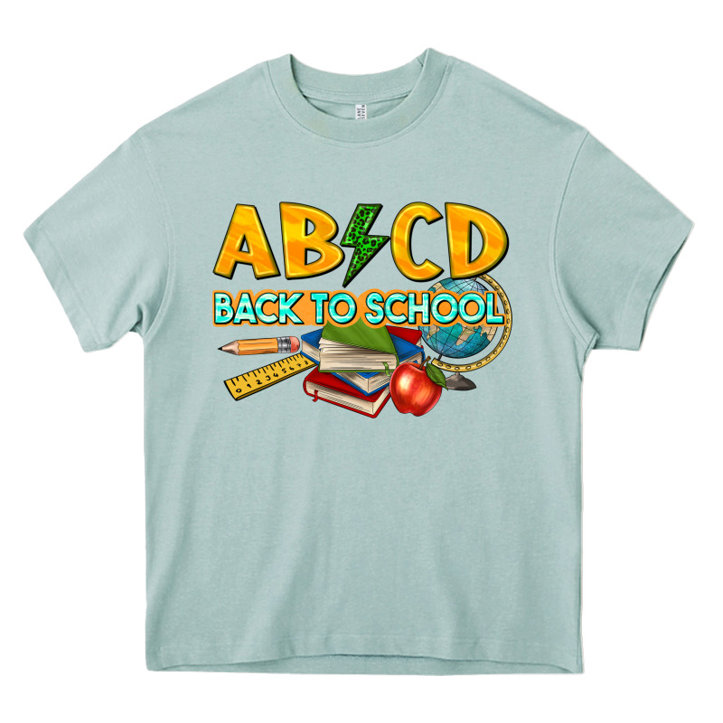 Abcd Back To School Heavy Core Tee by texasbilliewilder | Teevron