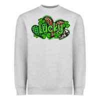 St Patricks Day Lucky Western Hearts Heavyweight Sweatshirt | Teevron