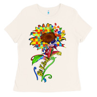 Bone be kind autism sunflower Ladies Tee - Zillion Design Studio
