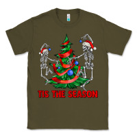 Army Green tis the season Classic Tee - AdoDesignShop