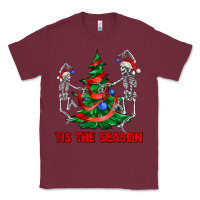 Burgundy tis the season Classic Tee - AdoDesignShop