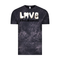 Cloud Black love dental hygienist Vintage Tee - AdoDesignShop