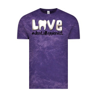 Cloud Purple love dental hygienist Vintage Tee - AdoDesignShop