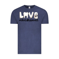 Vintage Denim love dental hygienist Vintage Tee - AdoDesignShop