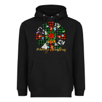 Black merry christmas windmill Heavyweight Hoodie - Jasminsmagicworld