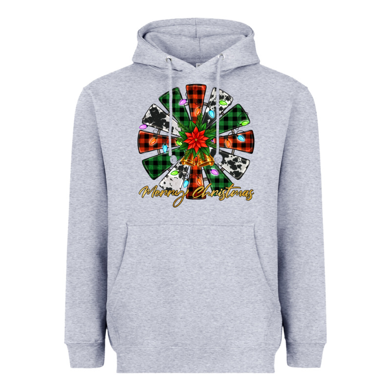 Merry Christmas Windmill Heavyweight Hoodie by Jasminsmagicworld | Teevron