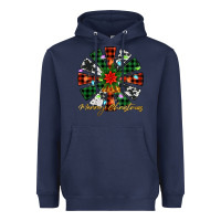 Navy merry christmas windmill Heavyweight Hoodie - Jasminsmagicworld