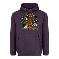 Plum merry christmas windmill Heavyweight Hoodie - Jasminsmagicworld