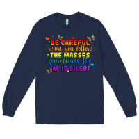 Navy be careful when you follow the masses sometimes th Long Sleeve Tee - MaliasSmallBusiness