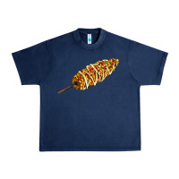 Navy Mexican elote corn Urban Heavy Tee - AdoDesignShop