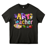 Asphalt art teacher Heavy Core Tee - texasbilliewilder