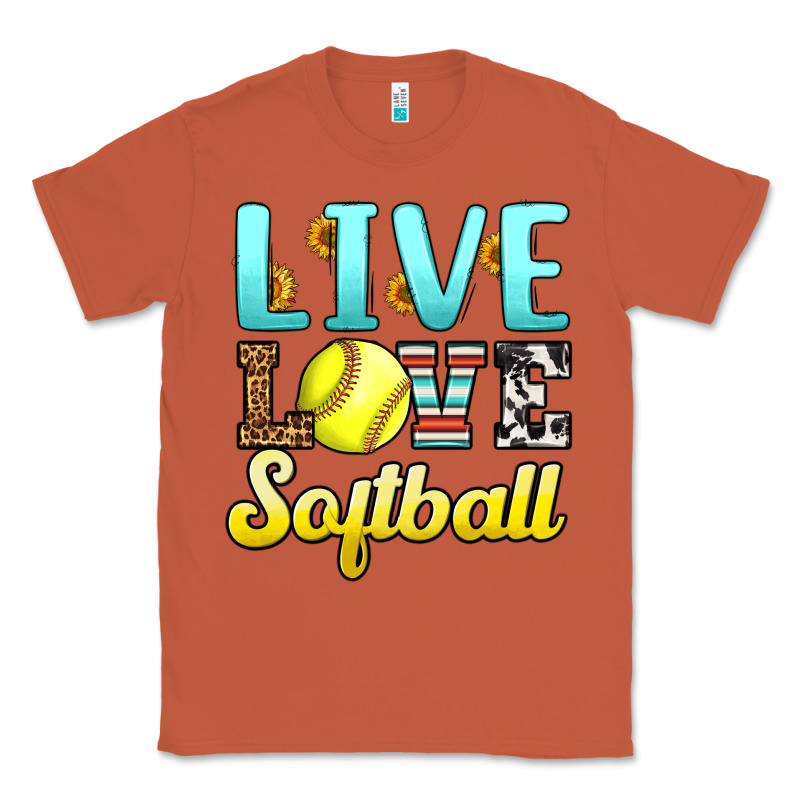 Live Love Softball Classic Tee by LillyAllenDesigns | Teevron