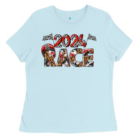 Baby Blue 2024 race Ladies Tee - texasbilliewilder