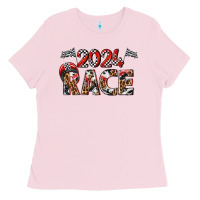 Bubblegum Pink 2024 race Ladies Tee - texasbilliewilder