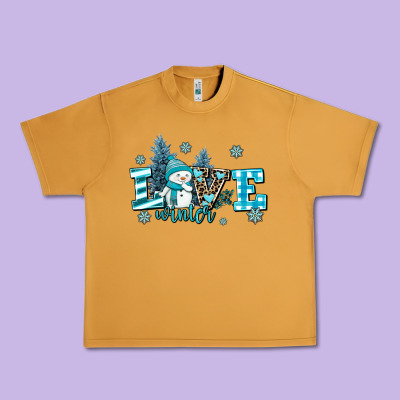 Love Winter Urban Heavy Tee Designed By Adodesignshop