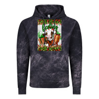 Cloud Black Christmas feeling jolly cow Vintage Hoodie - Artiststas