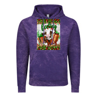 Cloud Purple Christmas feeling jolly cow Vintage Hoodie - Artiststas
