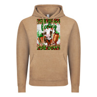 Vintage Coffee Christmas feeling jolly cow Vintage Hoodie - Artiststas