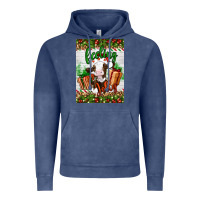 Christmas Feeling Jolly Cow Vintage Hoodie | Teevron