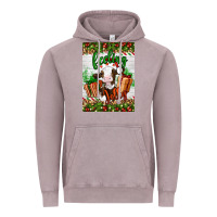 Vintage Zinc Christmas feeling jolly cow Vintage Hoodie - Artiststas