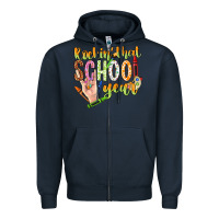 Navy rockin that school year Zipper Hoodie - NancyCooperArtShop