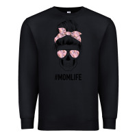 Black Pink Flower Mom Skull Premium Sweatshirt - Bettercallsaul