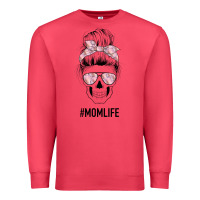Cardinal Pink Flower Mom Skull Premium Sweatshirt - Bettercallsaul